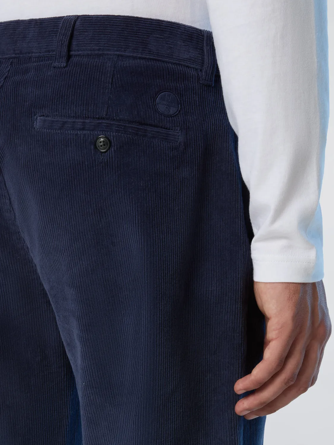 North Sails Defender chino velours stretch slim