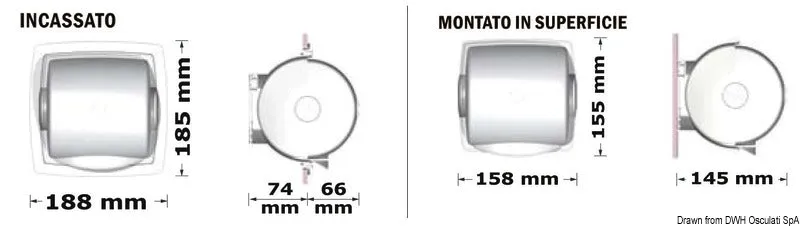 Oceanair Dry Roll distributeur papier WC blanc étanche