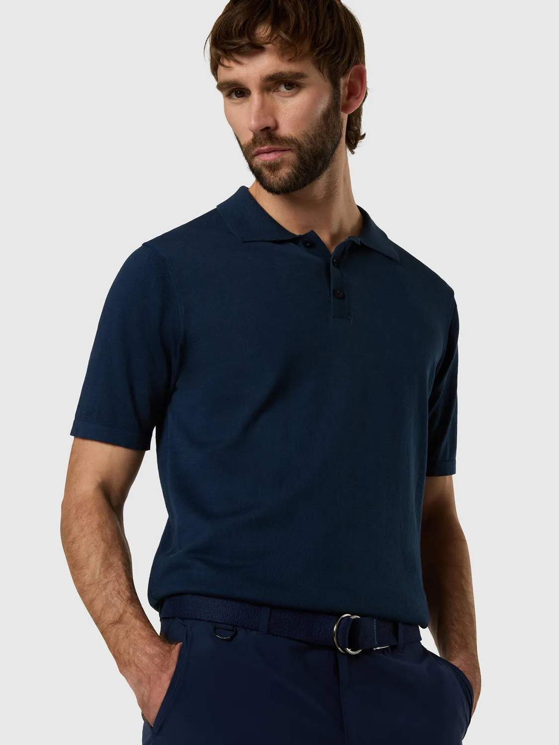 North Sails polo pima coton bio anti-bouloche