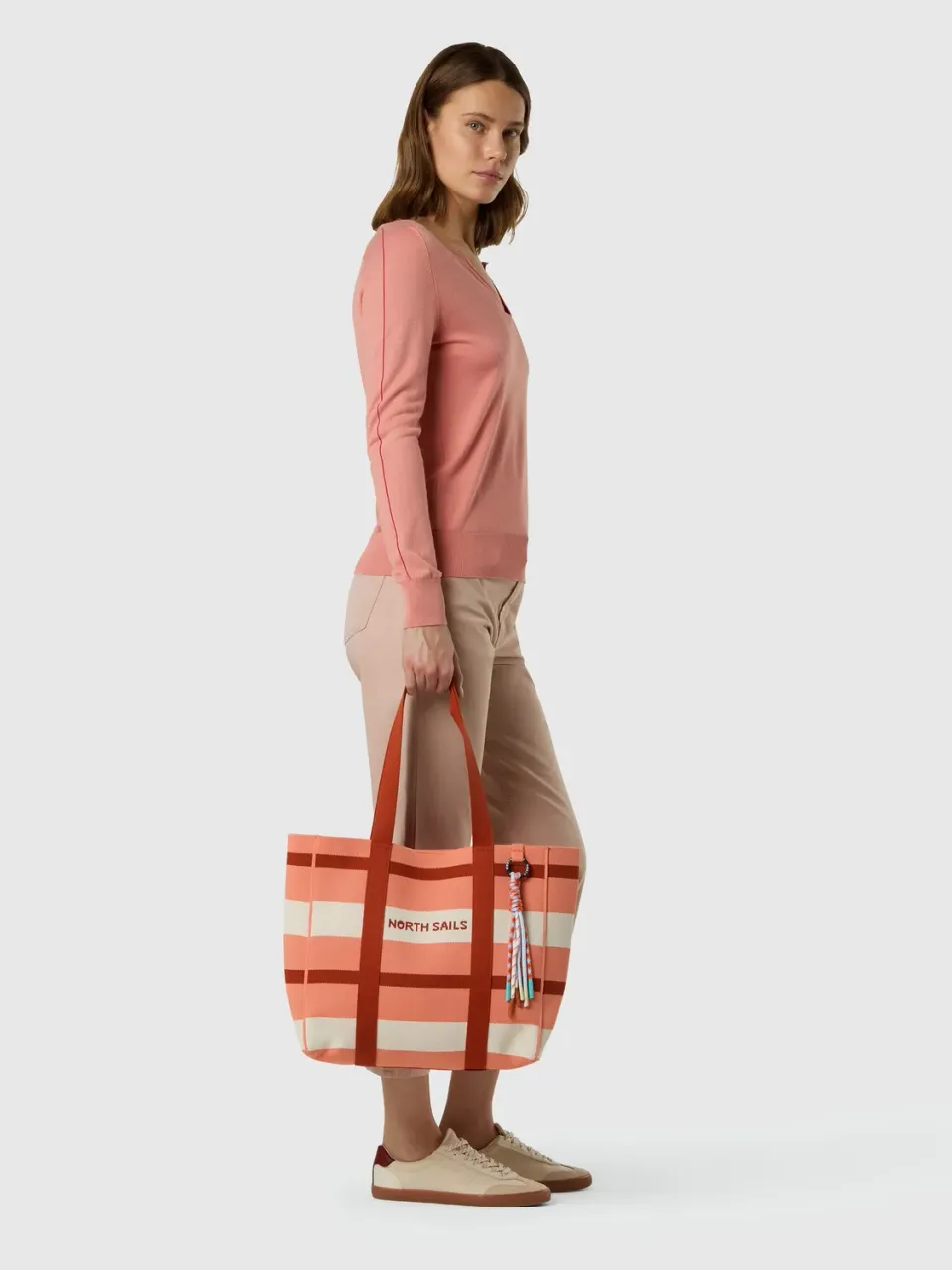 North Sails Knit tote bag cabas rayé Combo 1