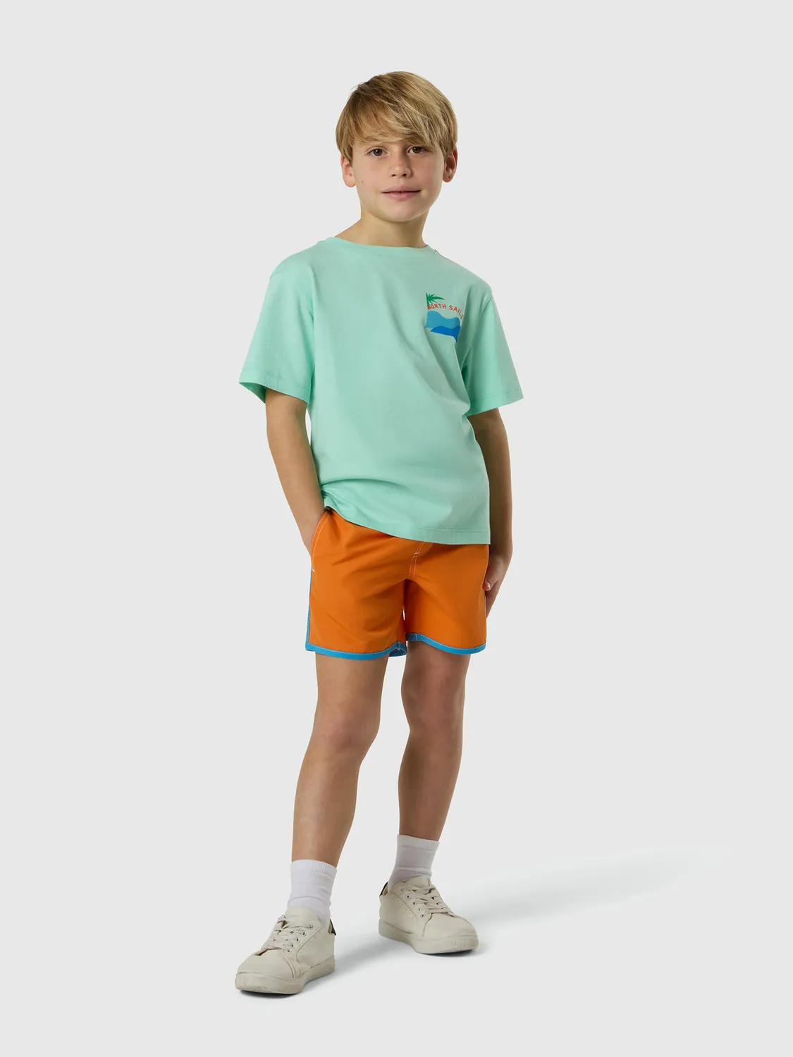 North Sails T-shirt imprimé océan coton bio