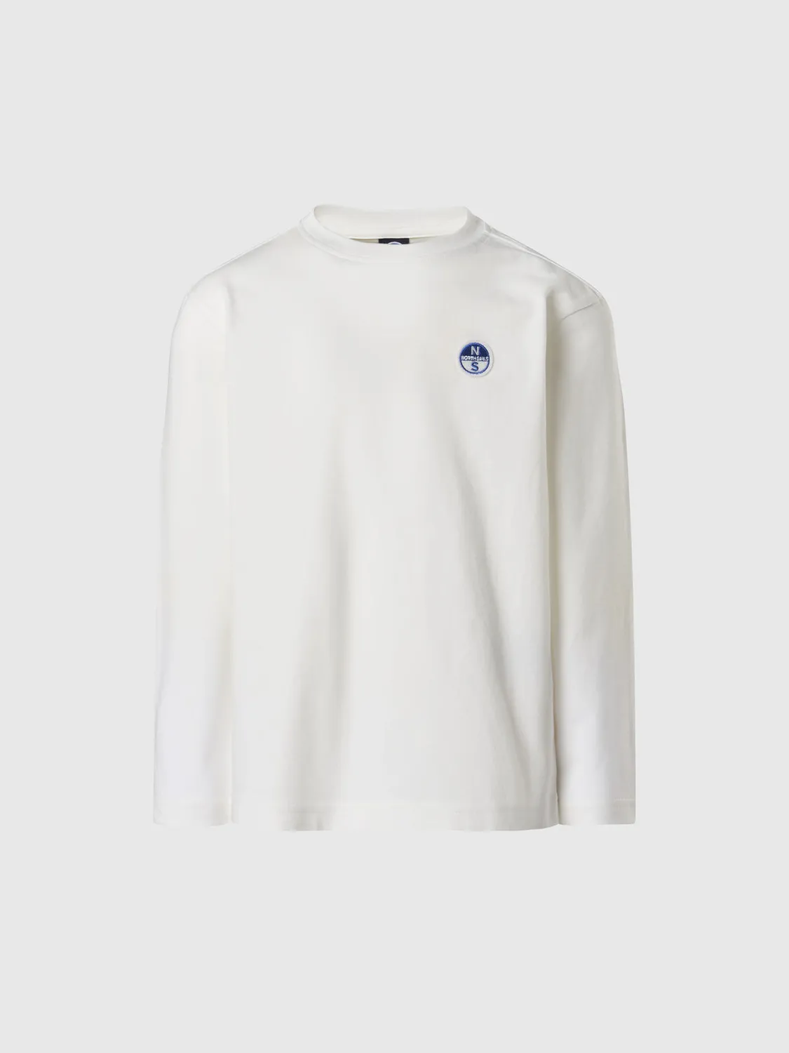 North Sails t-shirt manches longues enfant coton bio logo
