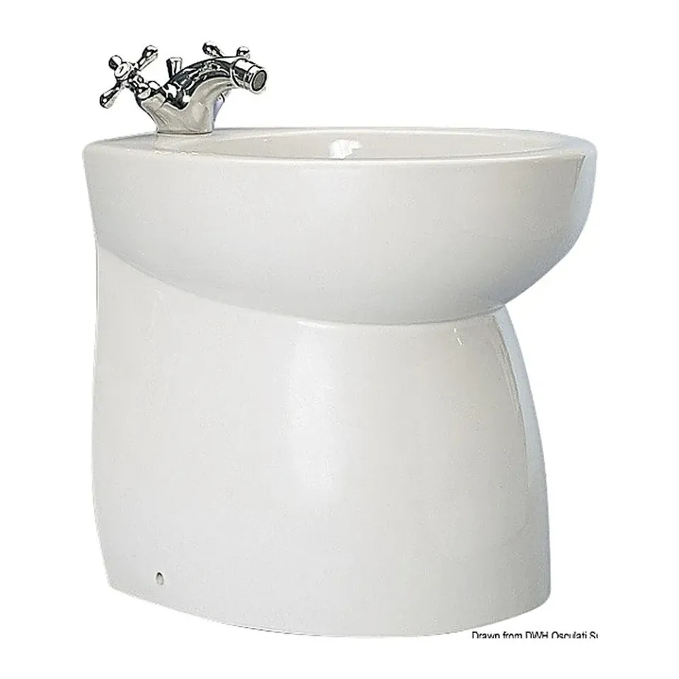 Osculati Blue Wave Silent bidet céramique chanfrein