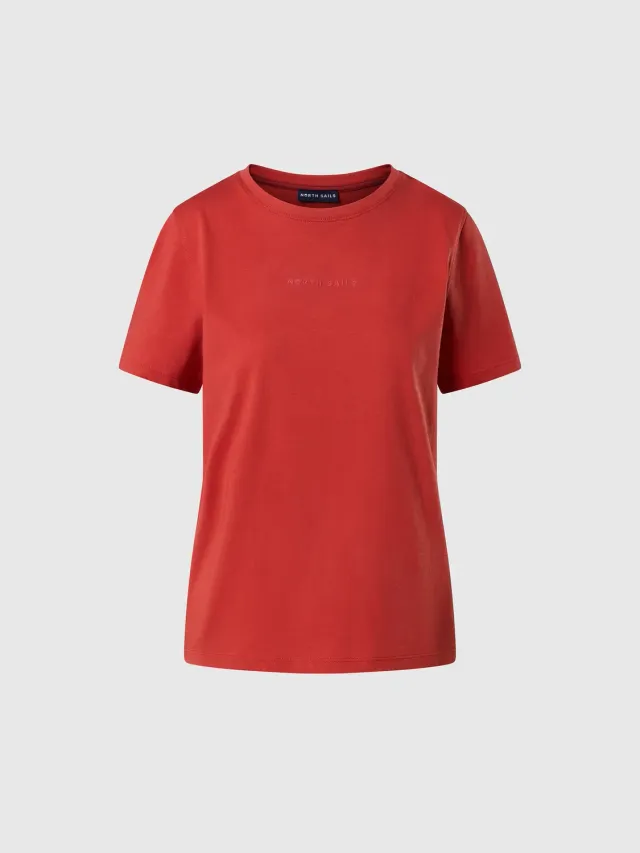 North Sails t-shirt logo ton sur ton Steel blue femme