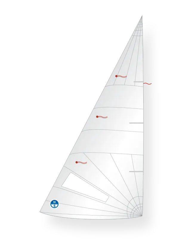 North Sails 470 S27-B7 foc régate dériveur