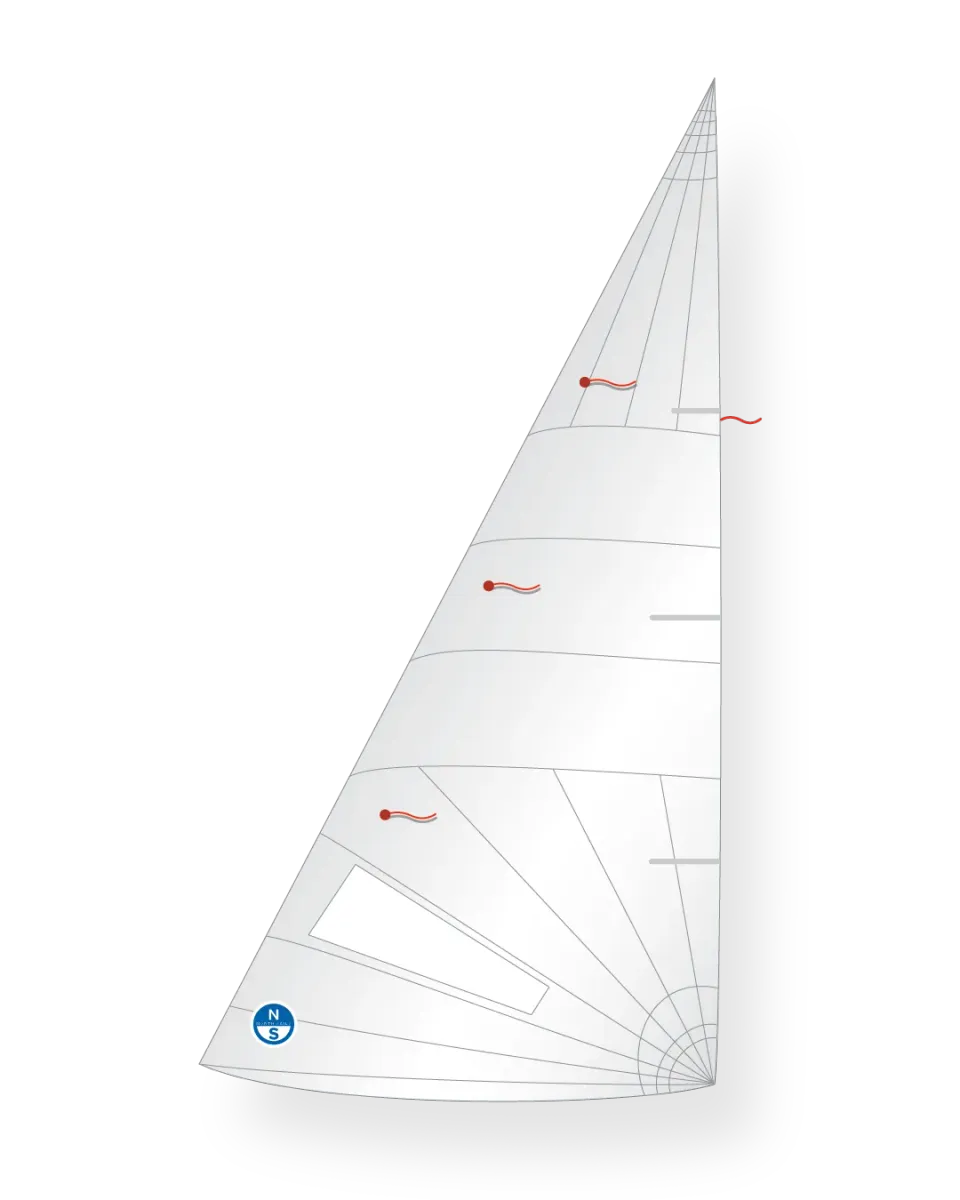 North Sails 470 S27-B7 foc régate dériveur