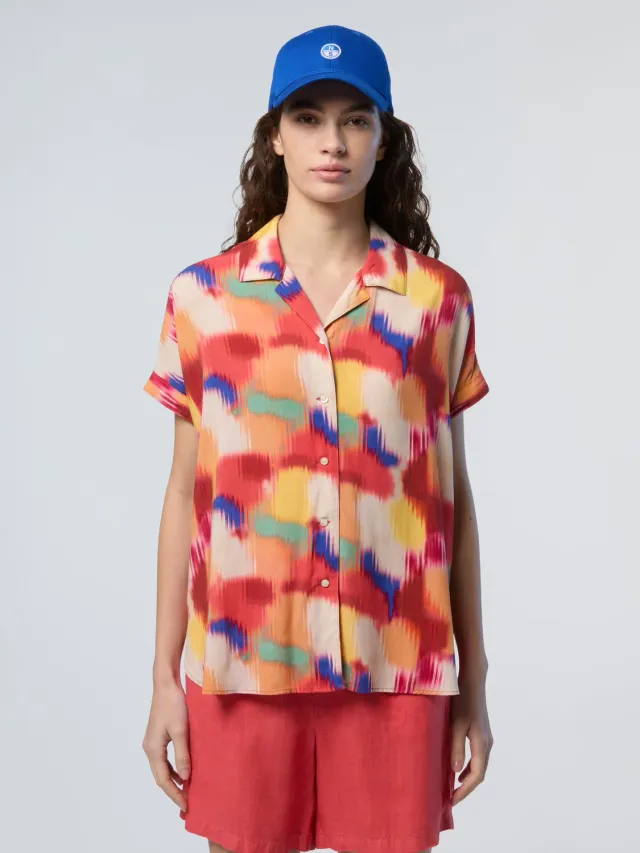 North Sails Ecovero chemise boxy manches courtes