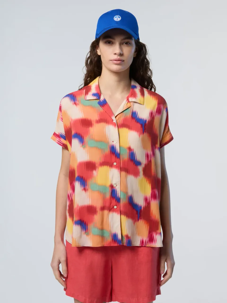 North Sails Ecovero chemise boxy manches courtes