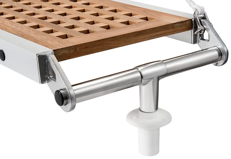 Easysea passerelle fixe teck 210 cm aluminium