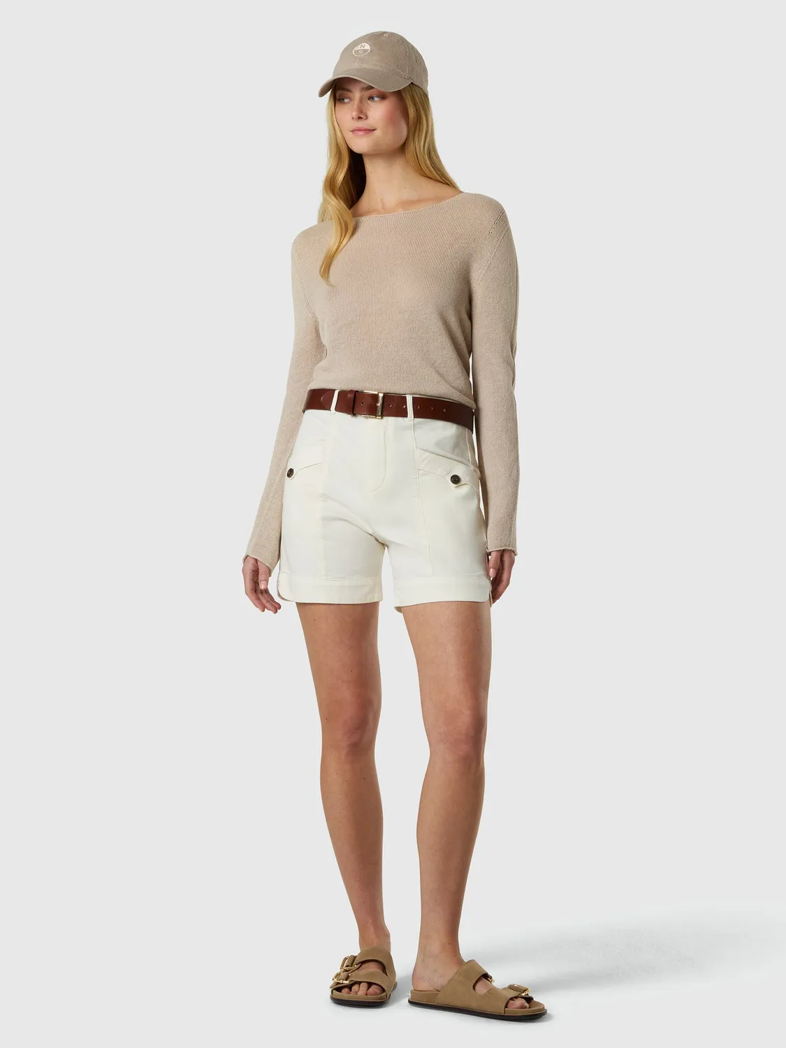 North Sails Seamless pull col bateau femme sans coutures