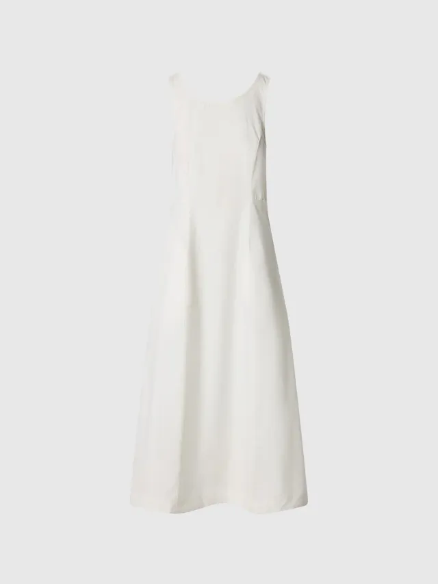 North Sails Robe maxi à bretelles boutonnée Marshmallow coupe regular