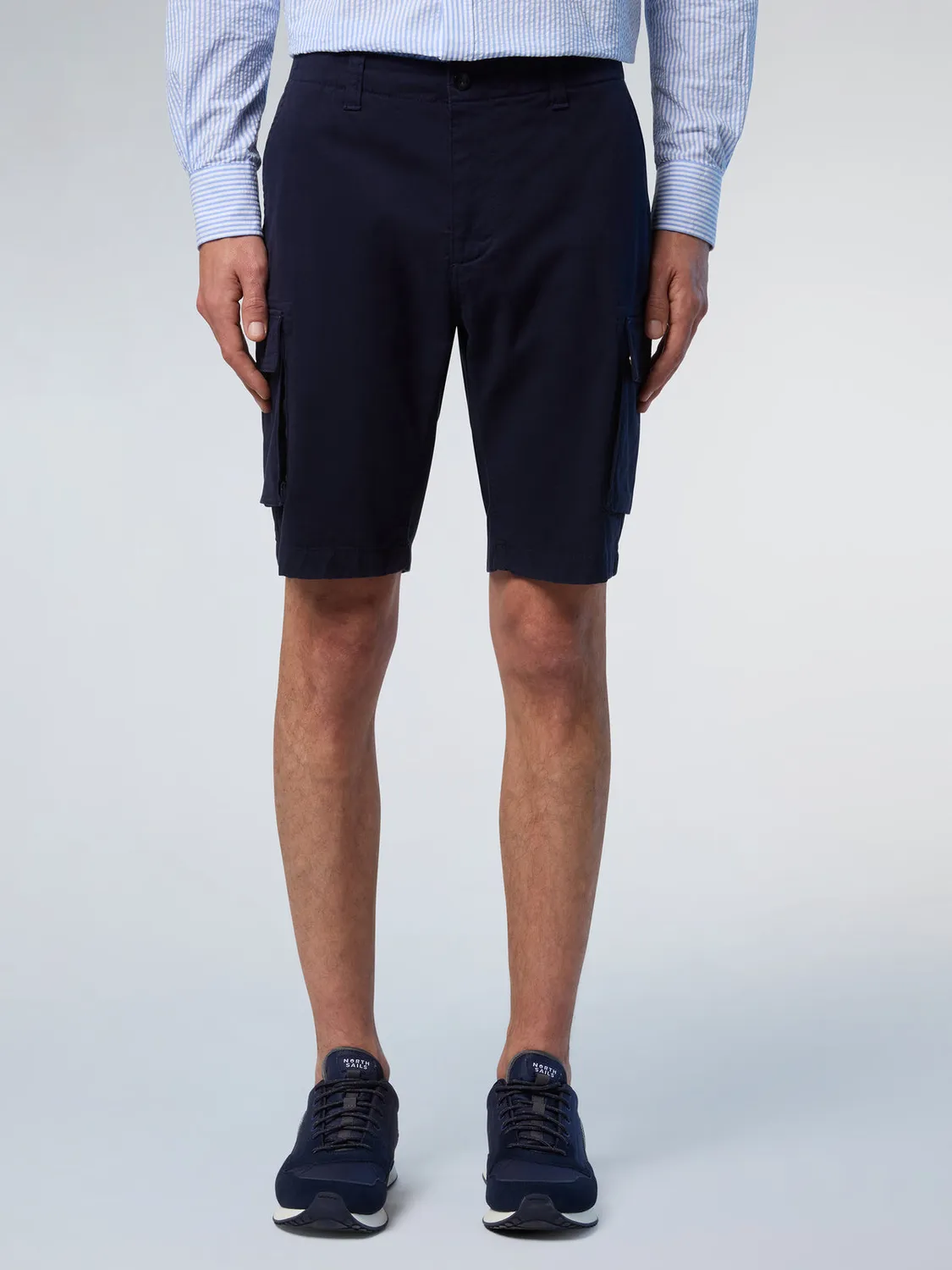 North Sails America short cargo gabardine coton bio