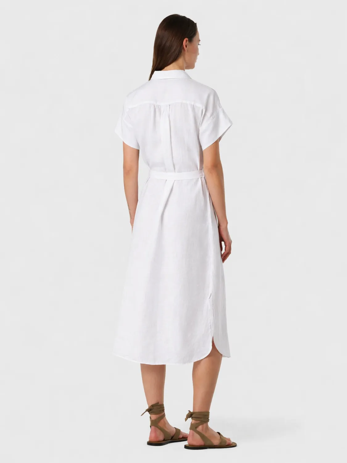 North Sails Linen robe chemise lin boutons nacre