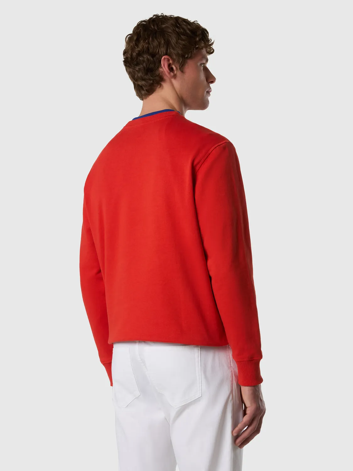 North Sails sweat logo patch coton bio non gratté