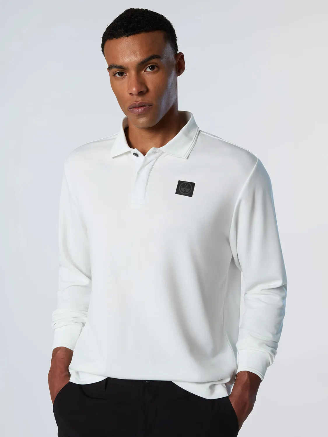 North Sails Coolmax polo manches longues respirant