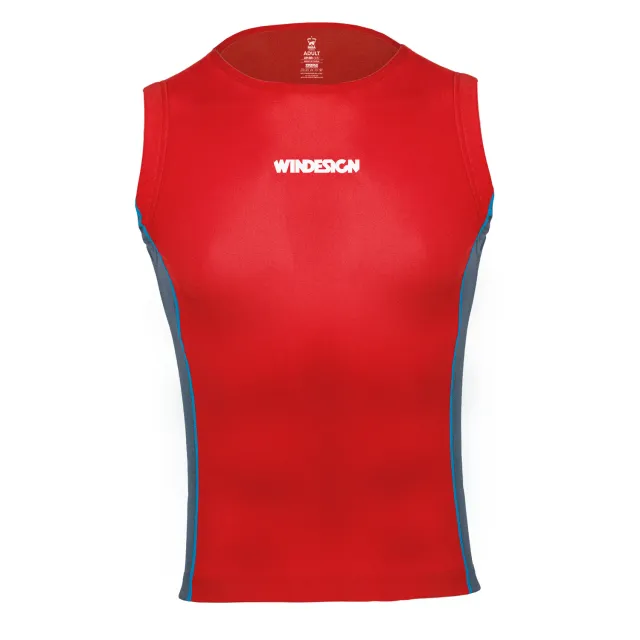 Windesign EX2532R débardeur lycra voile rouge UV50