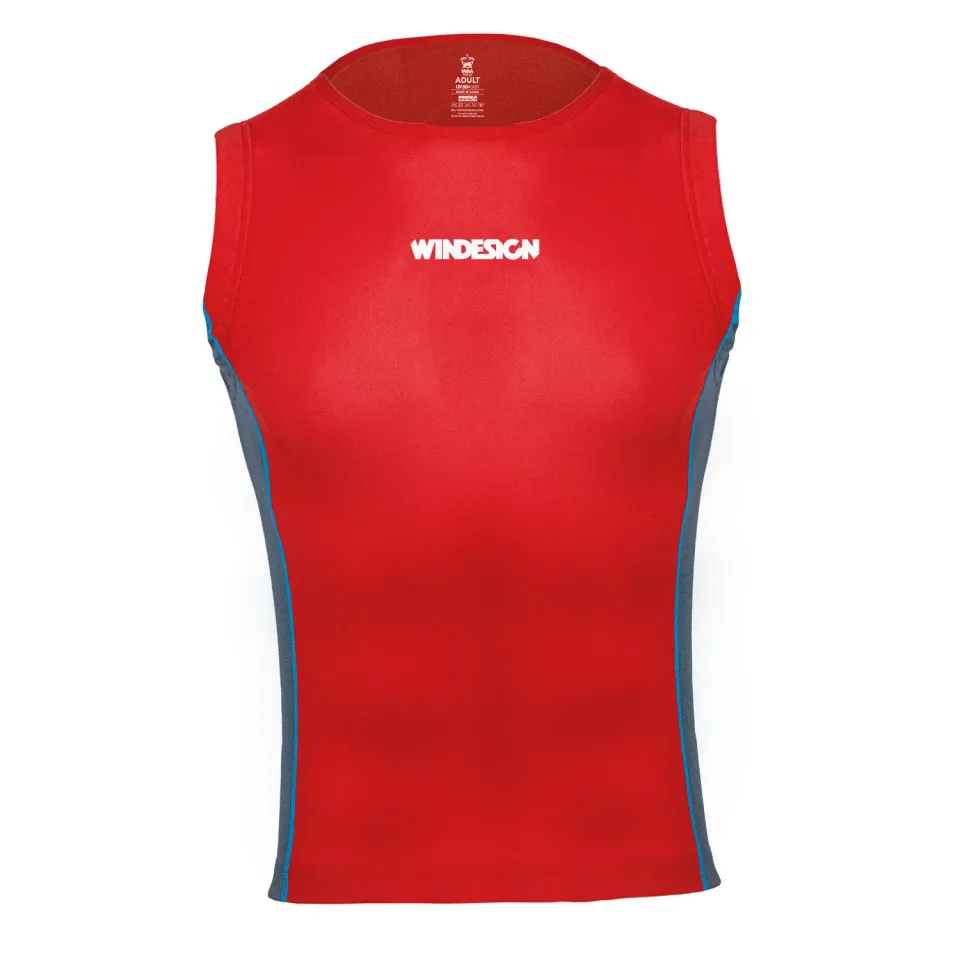 Windesign EX2532R débardeur lycra voile rouge UV50