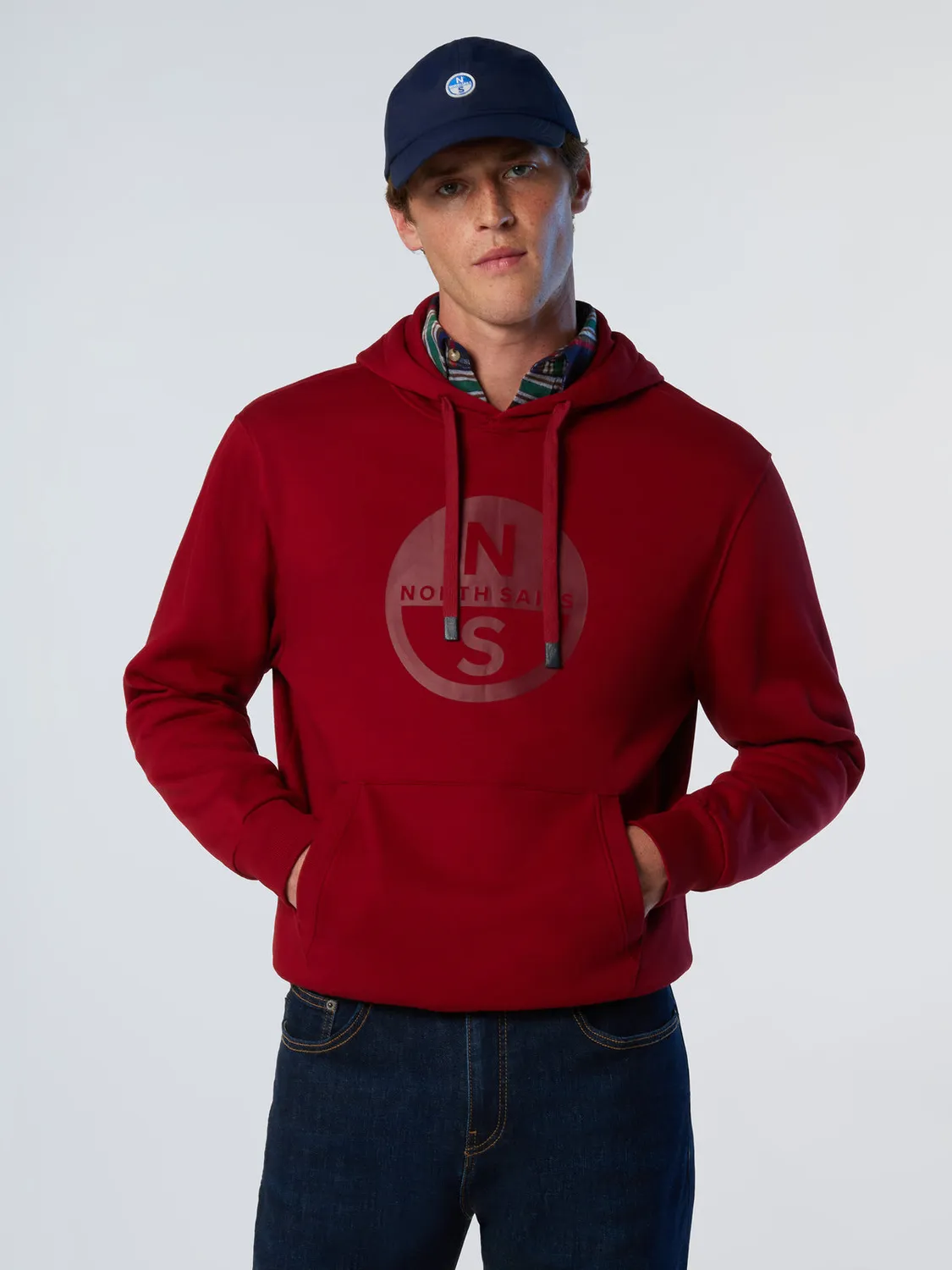 North Sails maxi logo sweat à capuche coton bio