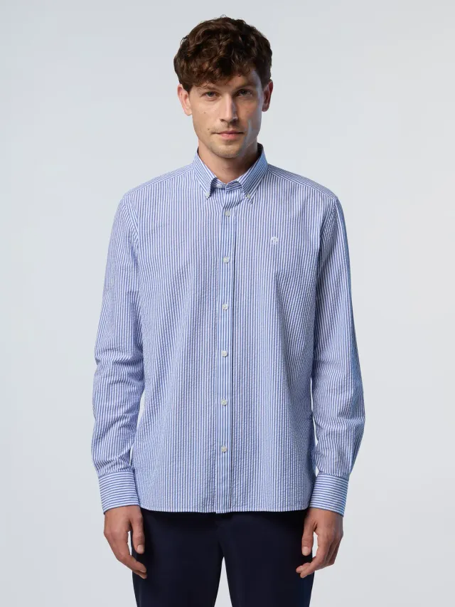 North Sails Chemise rayée seersucker homme Combo 2 regular
