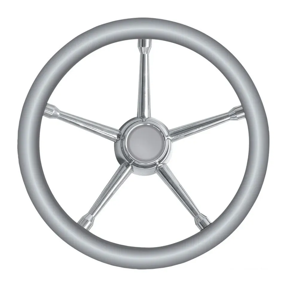 Osculati volant de barre gris inox 350 mm polyuréthane