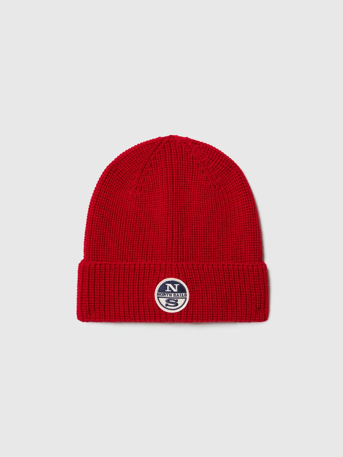 North Sails Beanie bonnet brodé white onyx