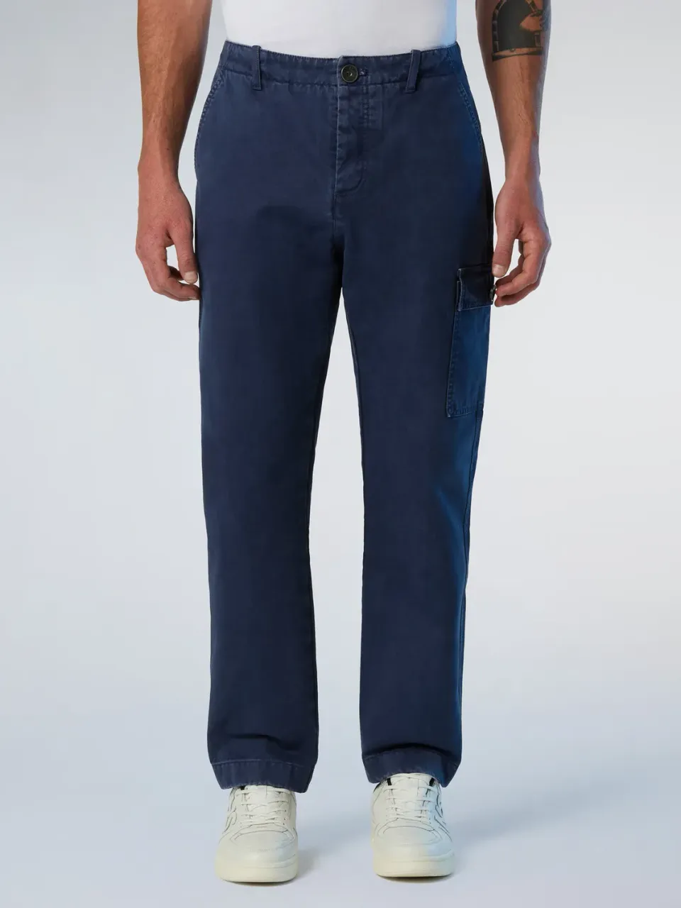 North Sails Archive pantalon cargo gabardine délavé