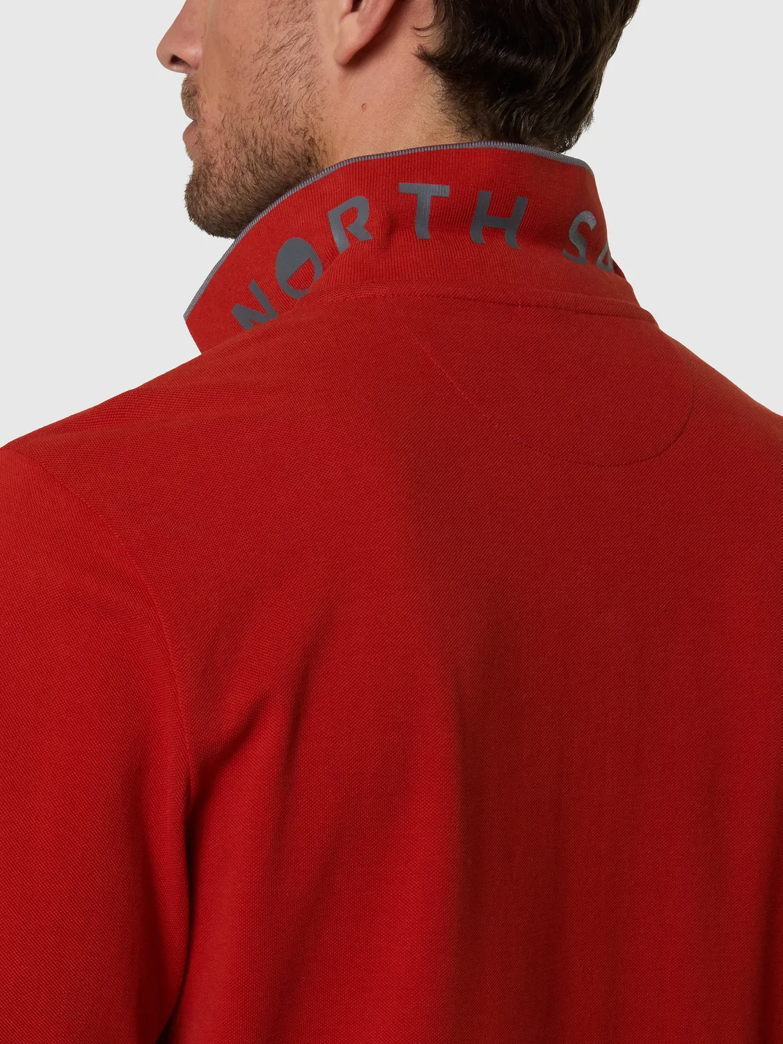 North Sails Polo manches longues homme logo patch coton