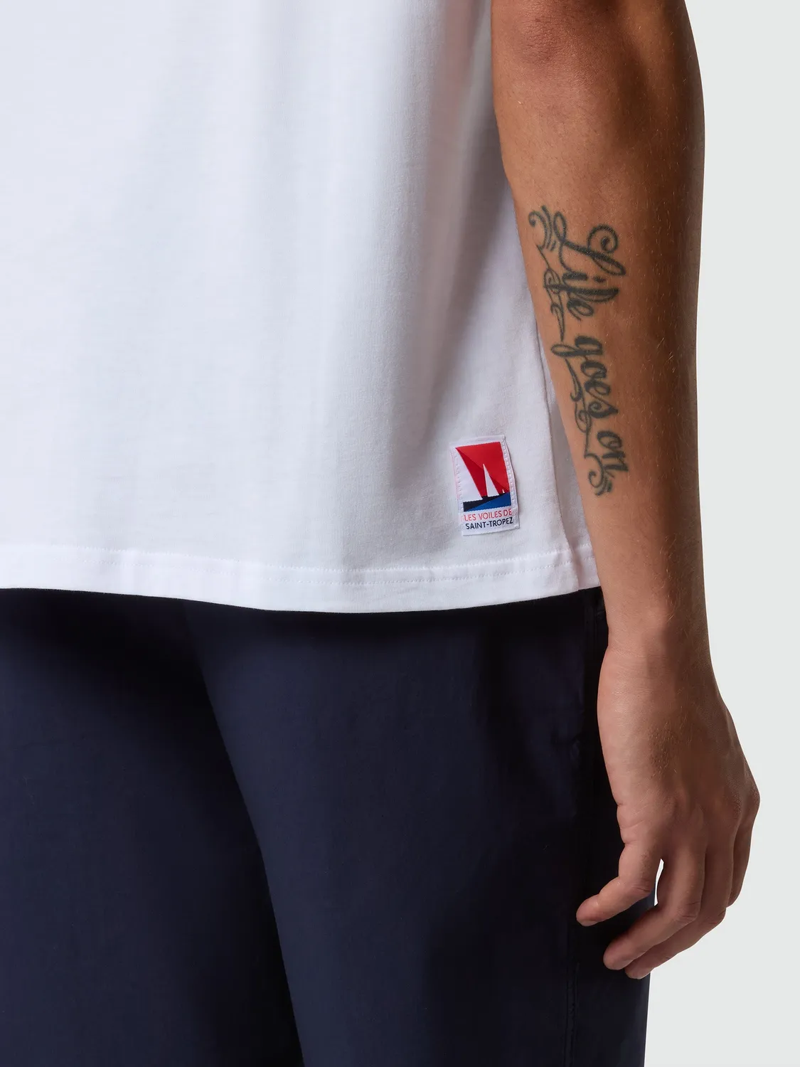 North Sails Saint-Tropez t-shirt homme blanc pavillons