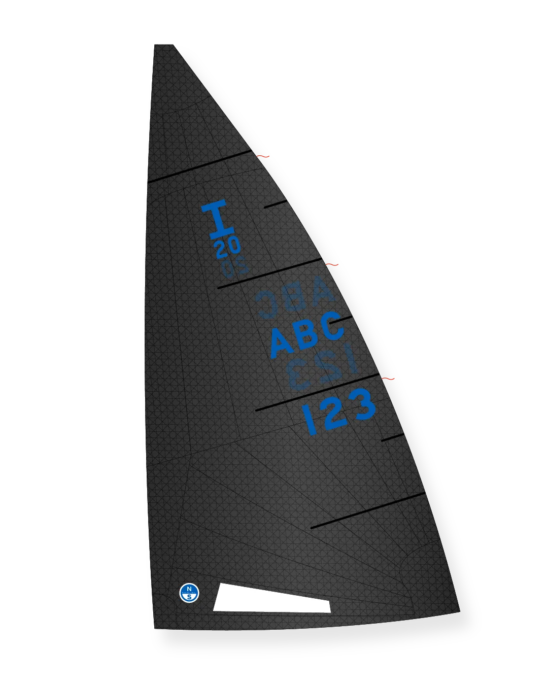 North Sails Inland 20 Scow grand-voile radiale