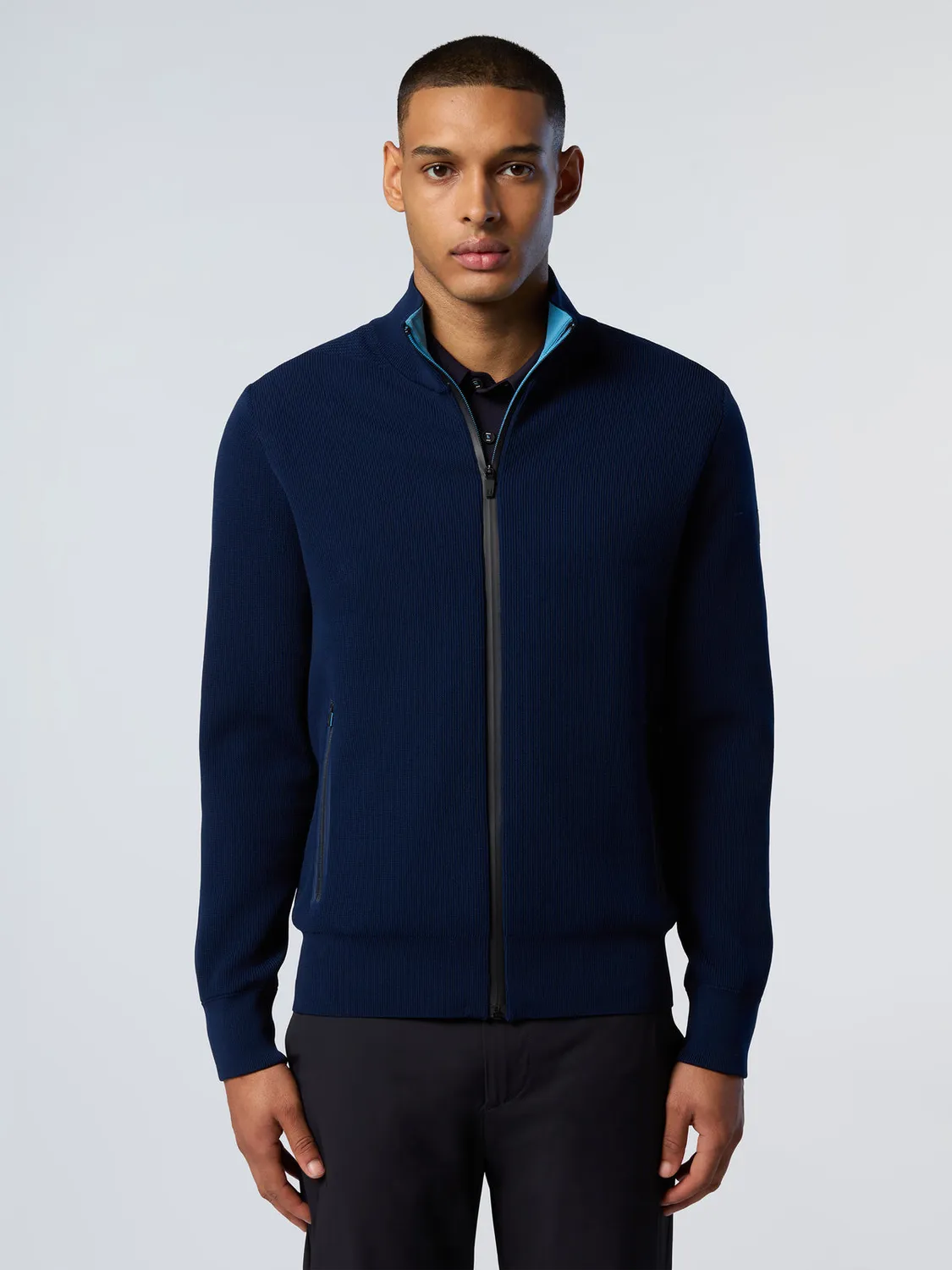 North Sails Technical Knit pull zippé col montant polyester recyclé