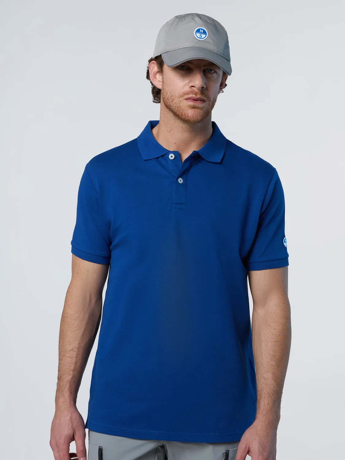 North Sails polo piqué coton patch manche