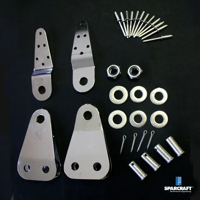 Sparcraft double cadène extérieure câble Ø6-8 axe Ø12