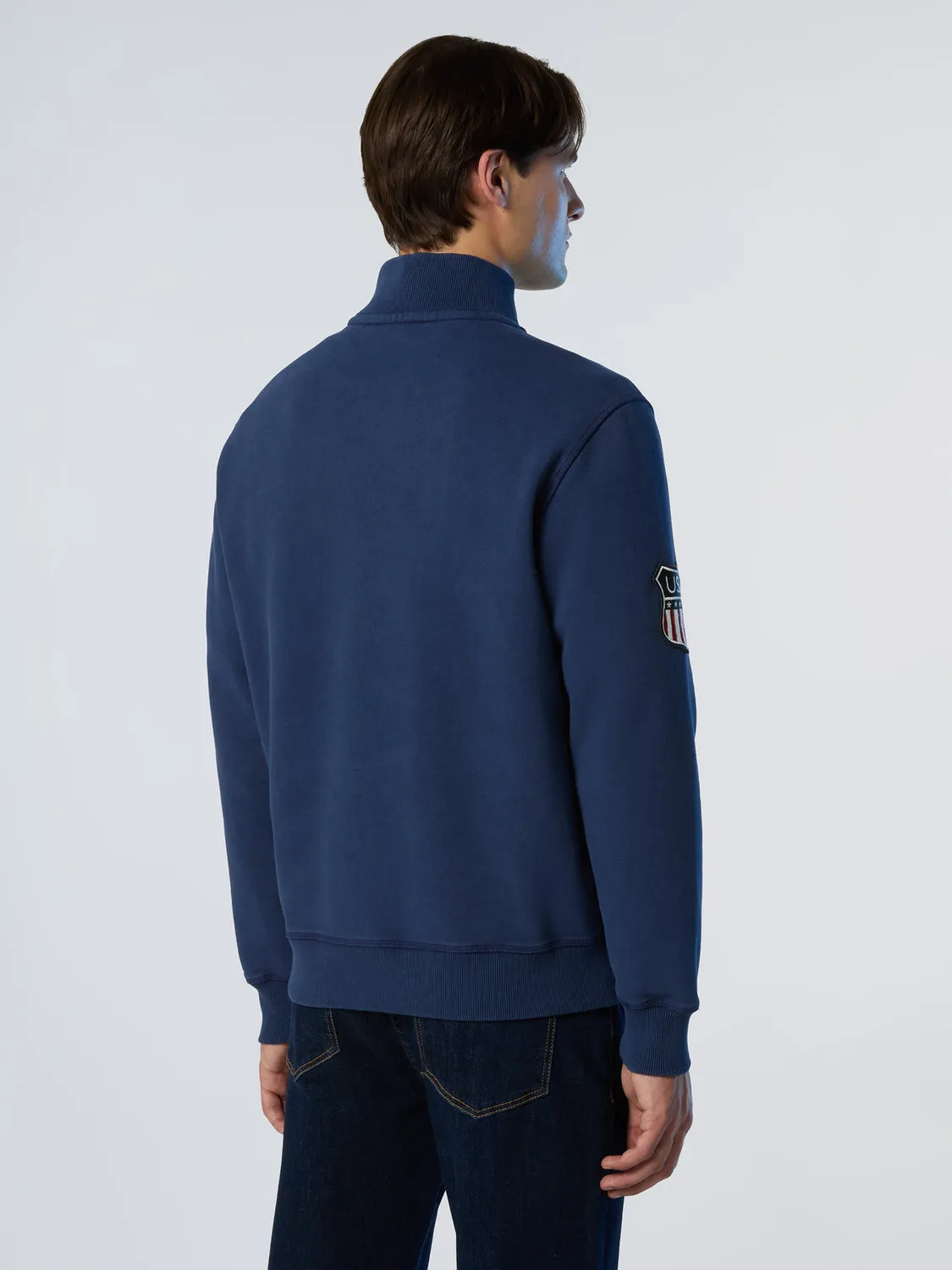 North Sails Archival sweat zippé coton bio
