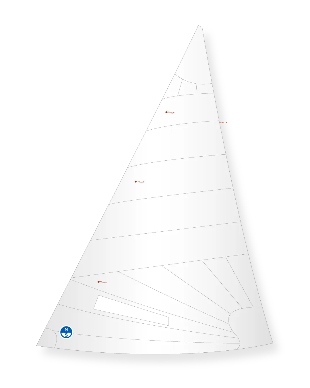 North Sails Kestrel NKG-B génois Dacron à recouvrement
