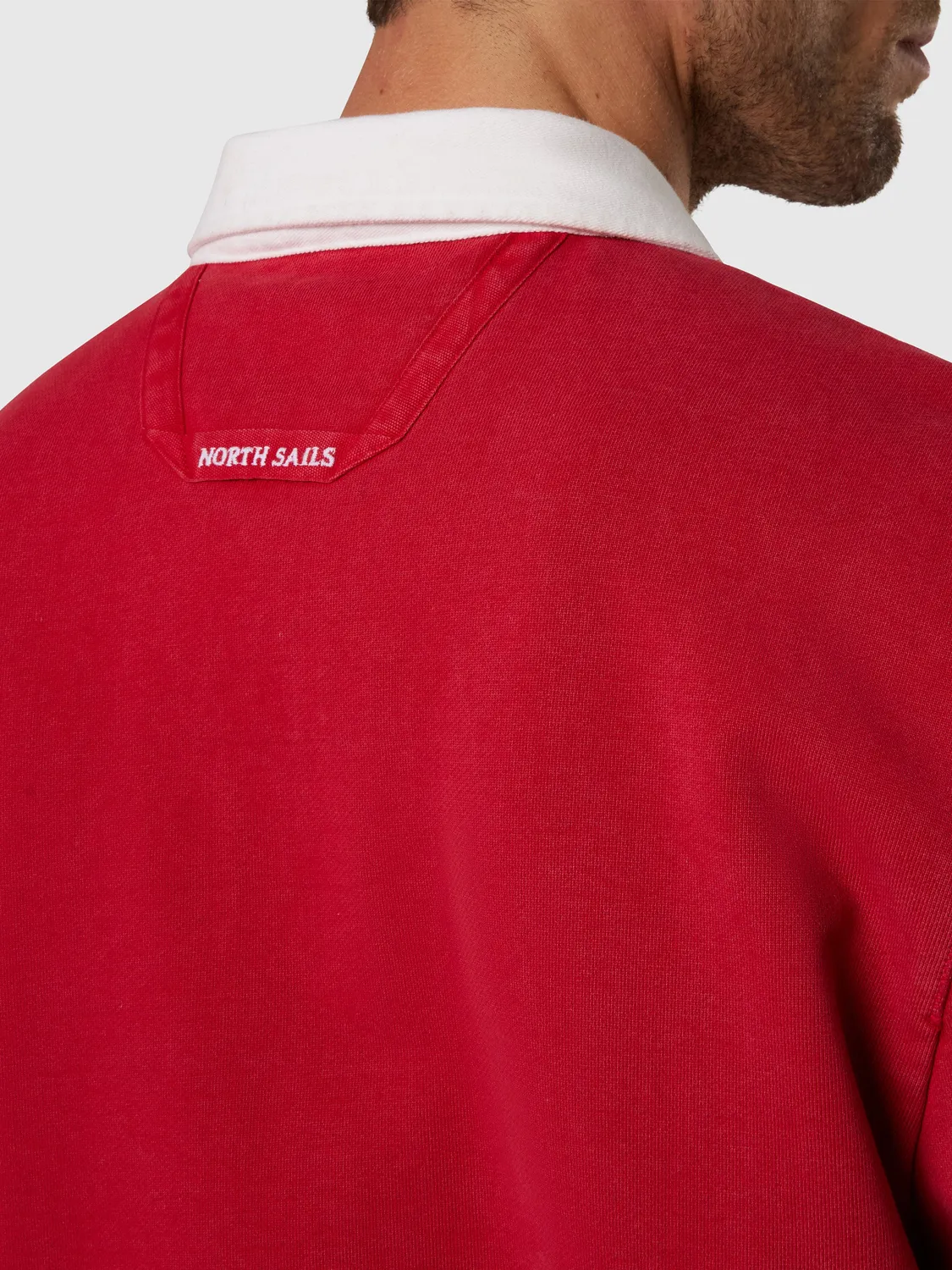 North Sails Archive sweat col polo molleton homme