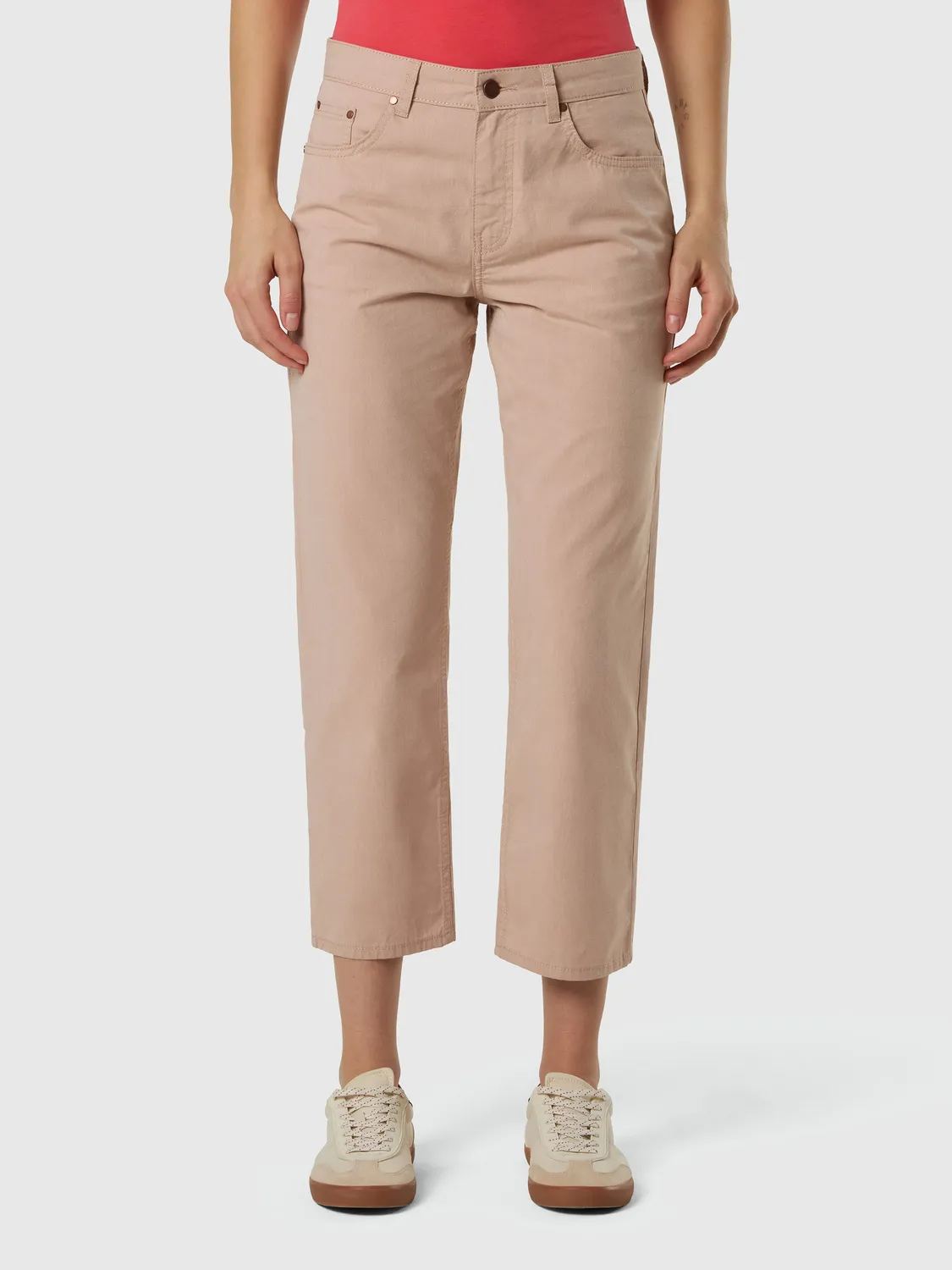 North Sails pantalon 5 poches coton Tencel Marshmallow