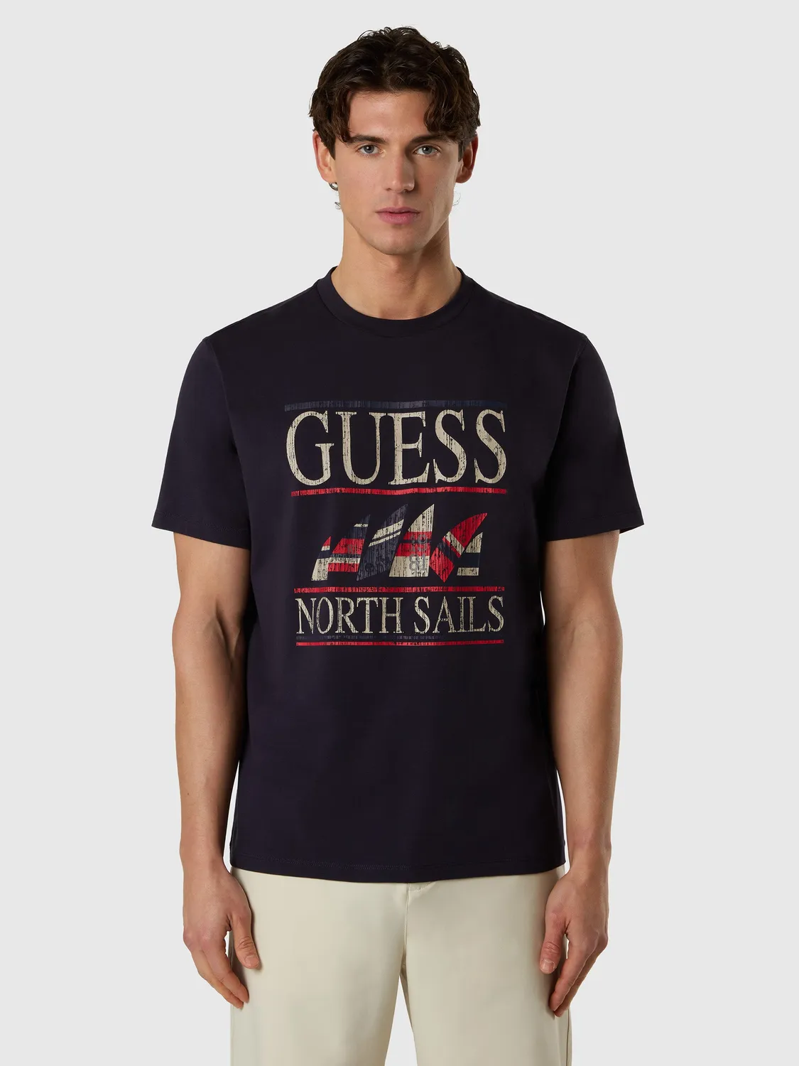 North Sails x Guess Regatta t-shirt homme bleu marine
