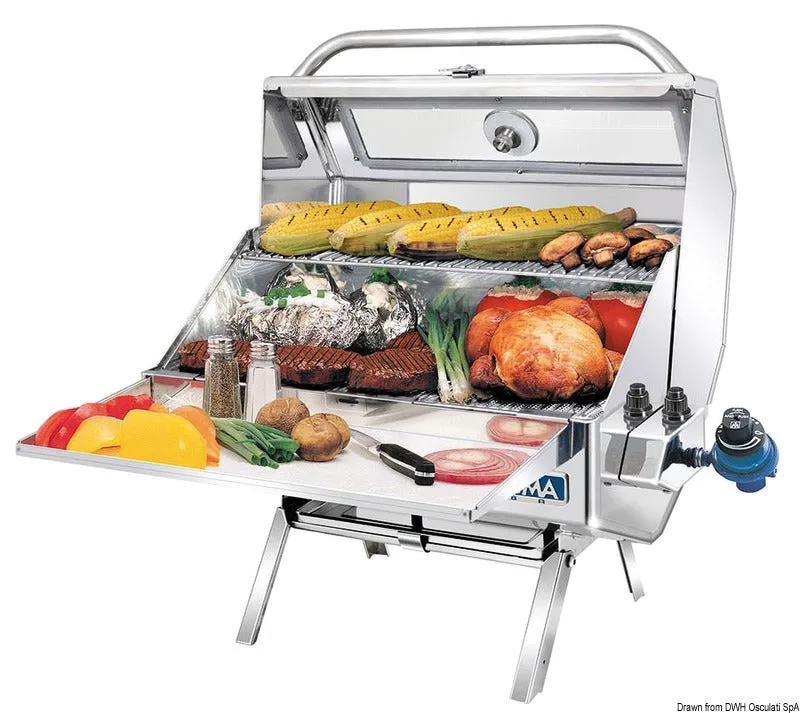 easysea Magma Catalina barbecue infrarouge inox gaz allumage piezo
