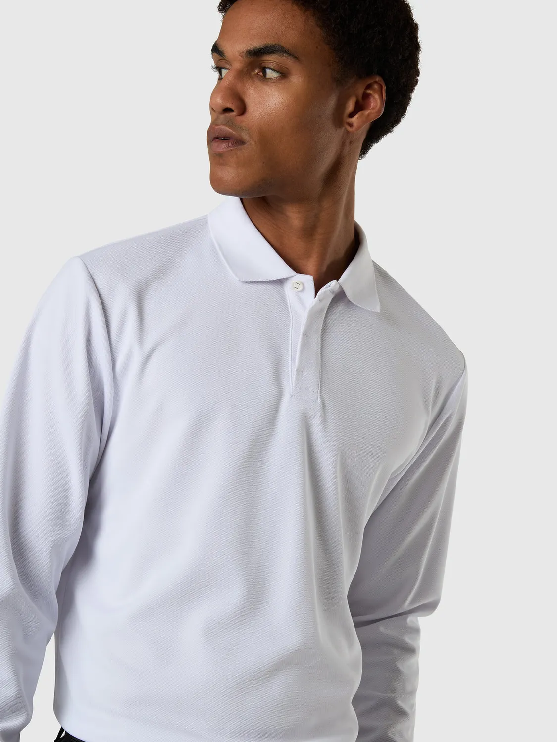 North Sails polo manches longues Coolmax recyclé homme