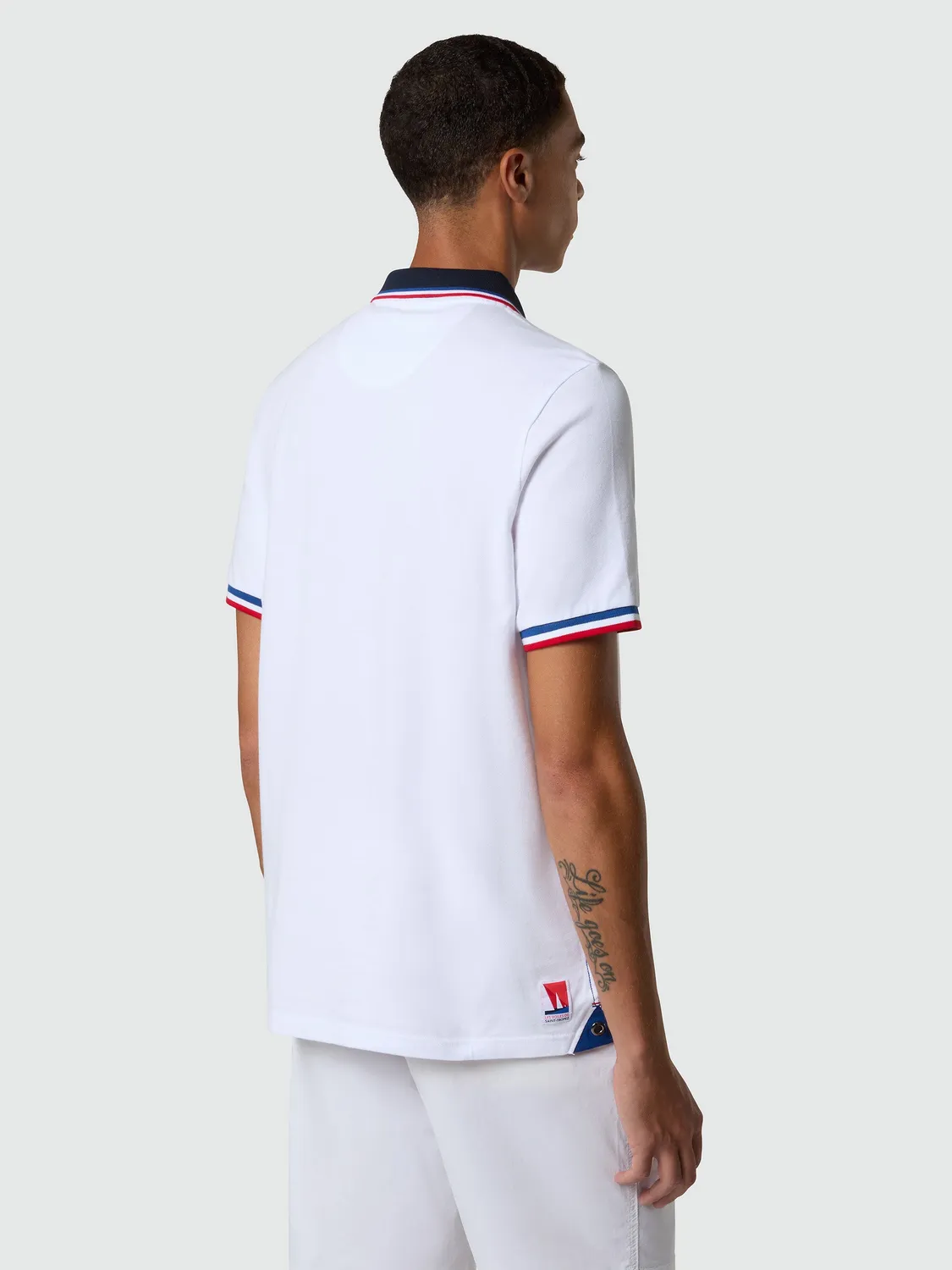 North Sails Saint-Tropez polo homme blanc regular