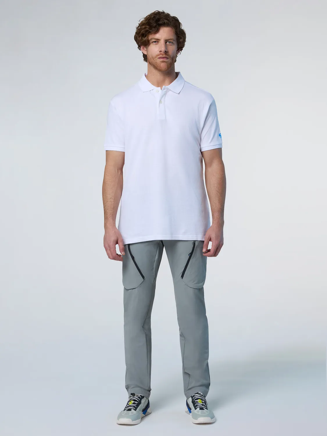 North Sails polo piqué coton patch manche