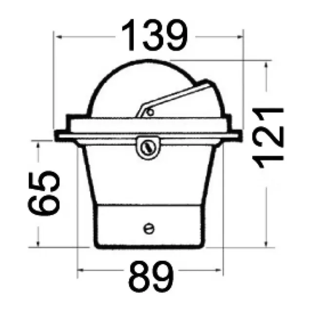 Riviera BZ1/AV compas bateau 3 pouces noir 12V