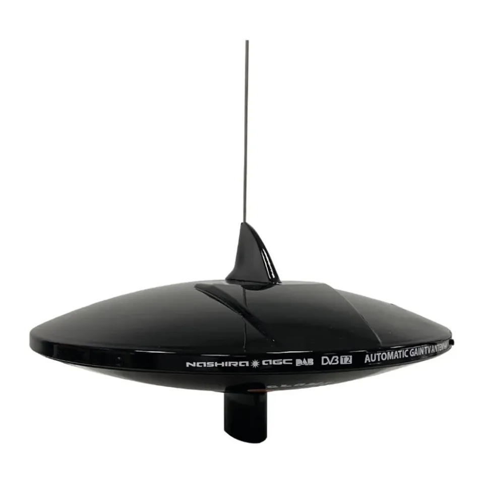 Glomex Nashira antenne TV AM-FM DAB noire AGC