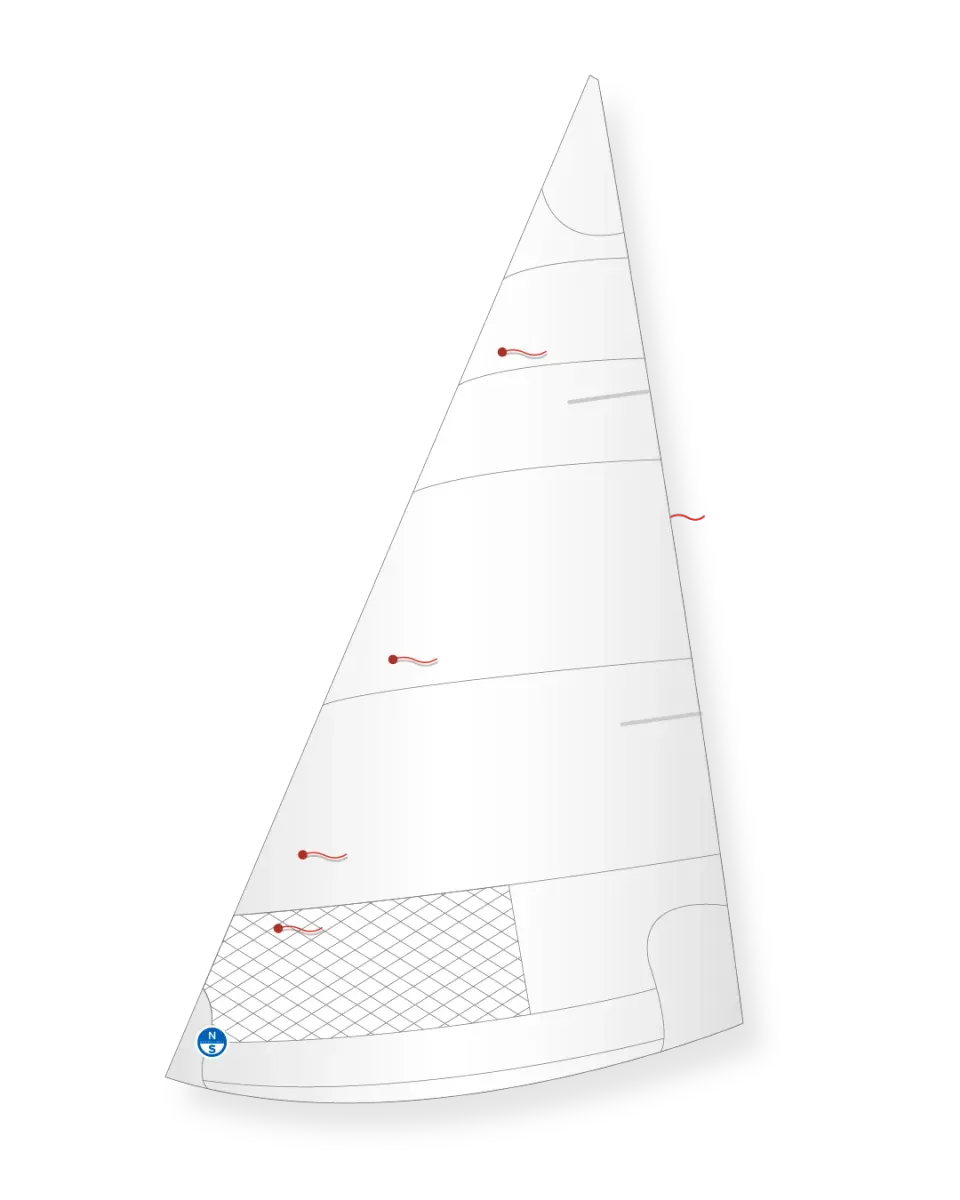 North Sails 505 J-15 foc champion du monde