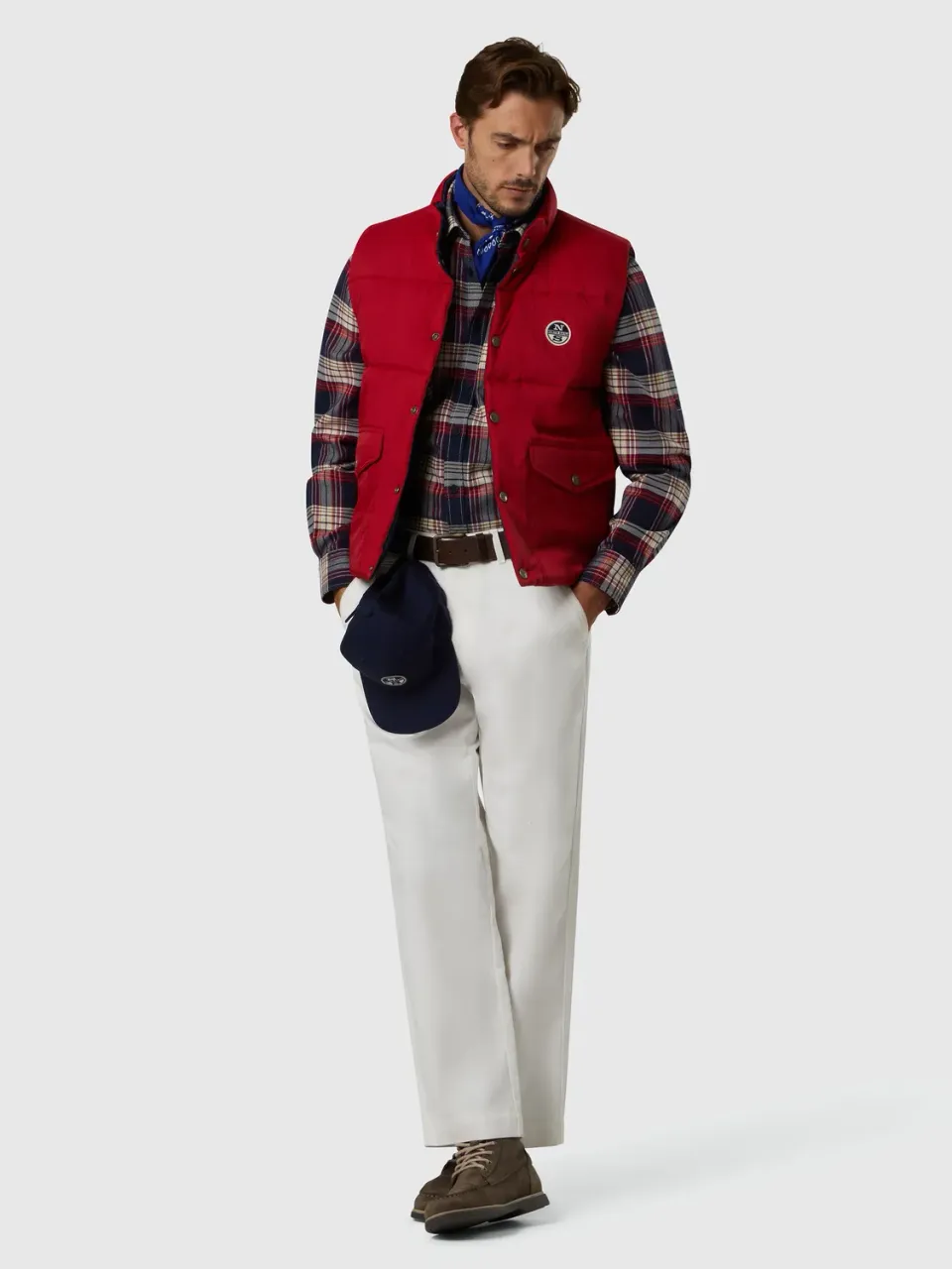 North Sails Shot gilet réversible rouge urban homme