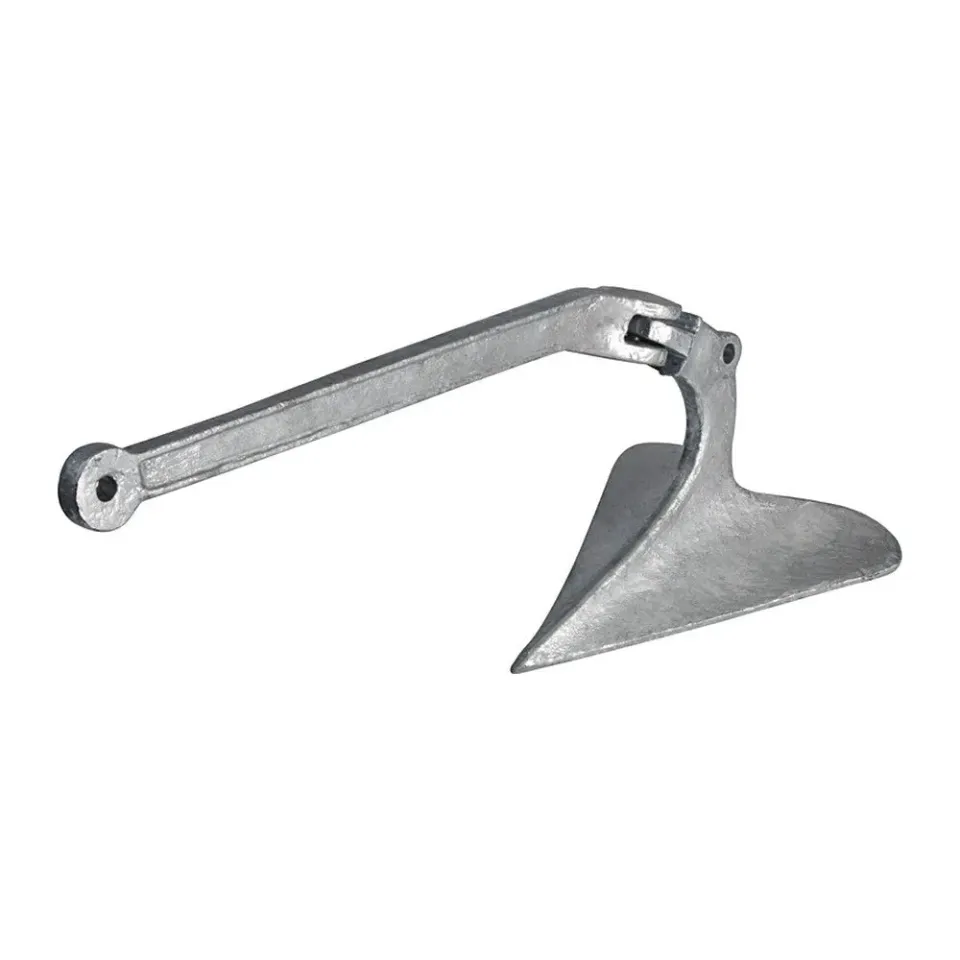 Ancre charrue 9 kg acier galvanisé type CQR