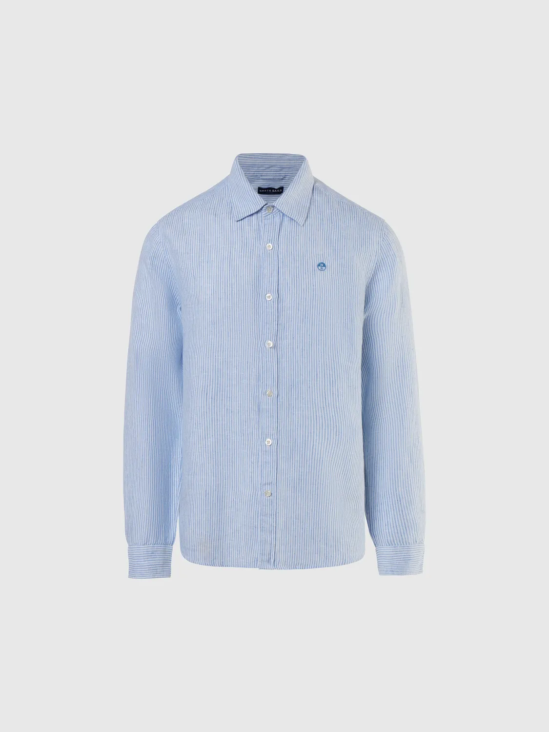 North Sails chemise lin rayée homme regular