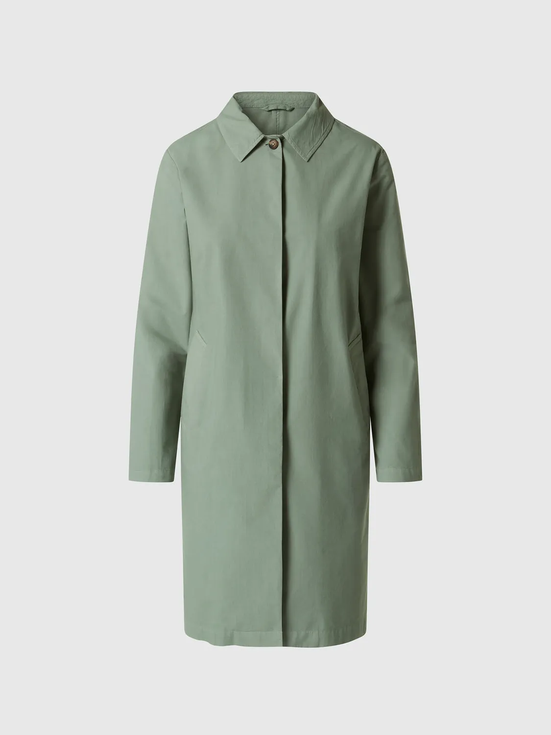 North Sails Peachskin trench mi-long coton bio