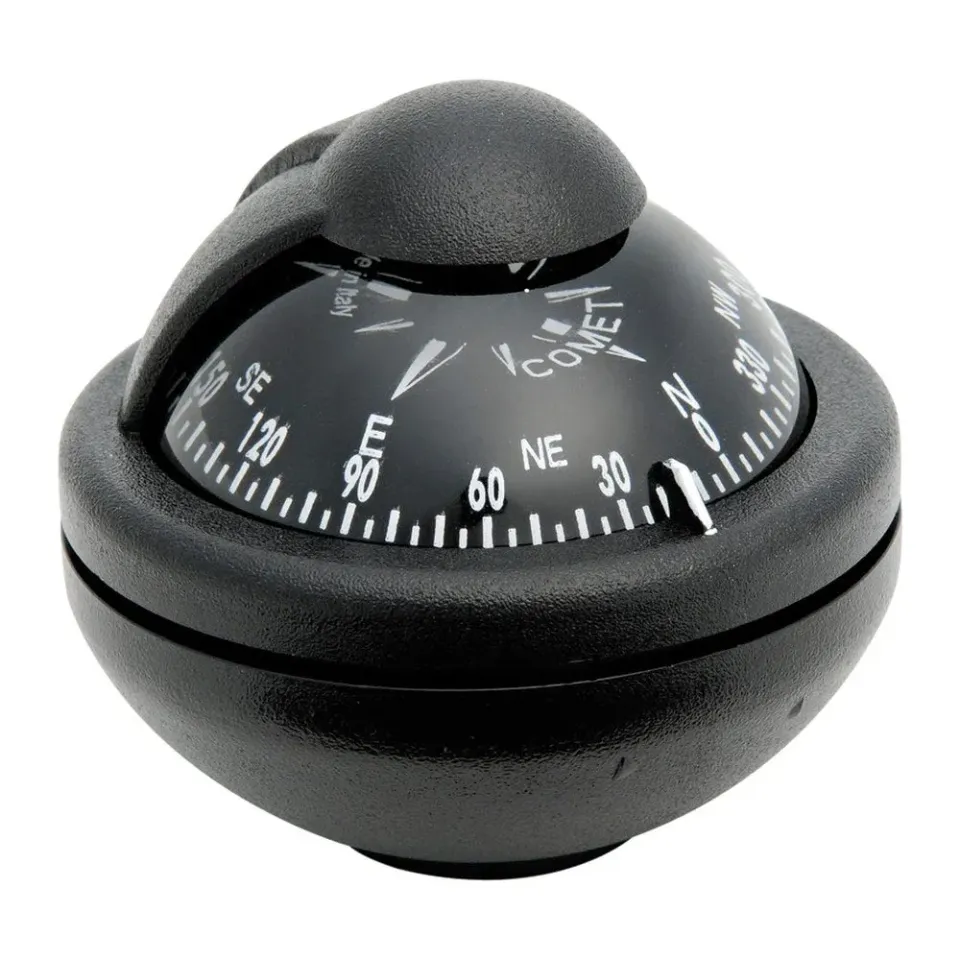 Riviera Comet compas bateau 2" noir avec étrier rose 5°