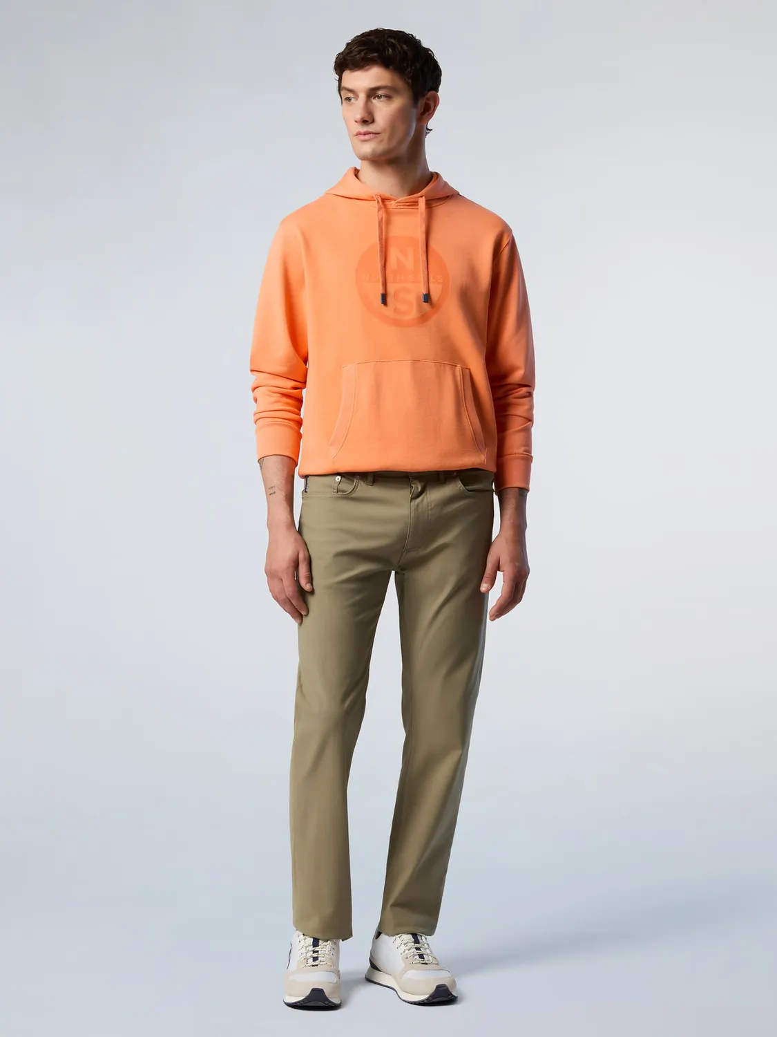 North Sails pantalon 5 poches dobby stretch